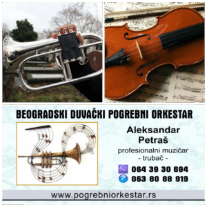 Solo truba, violina, harmonika, crkveni hor orkestar za sahrane pogrebe